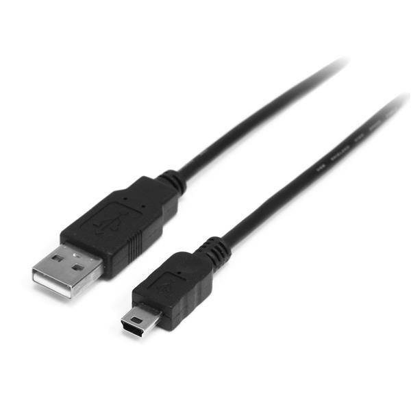 Кабель USB to miniUSB 1.8м, Черный
Кабель USB to miniUSB 1.8м, Черный