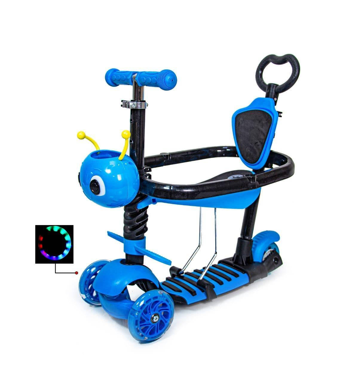 Детский самокат - трансформер 6в1 с подсветкой и бортиком Scooter "Божья коровка" Blue, Синий
Детский самокат - трансформер 6в1 с подсветкой и бортиком Scooter "Божья коровка" Blue, Синий