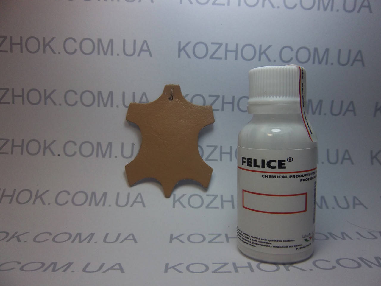 Краска для кожи Felice цв.Желто - Коричневый (25 мл)Для обуви,гладкой кожи, кожгалантереи, кожаной мебели, кож
Краска для кожи Felice цв.Желто - Коричневый (25 мл)Для обуви,гладкой кожи, кожгалантереи, кожаной мебели, кож