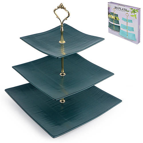 Фруктовниця сервировочная Green silk фарфор, 3 яруса, (15/20/25,5см), фруктовница, тарелка для фруктов, Разные цвета
Фруктовниця сервировочная Green silk фарфор, 3 яруса, (15/20/25,5см), фруктовница, тарелка для фруктов, Разные цвета
