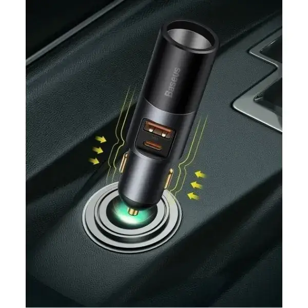 Автомобильное зарядное устройство для телефона Baseus CCBT-C0G (Share Together Fast Charge Car Charger with
Автомобильное зарядное устройство для телефона Baseus CCBT-C0G (Share Together Fast Charge Car Charger with