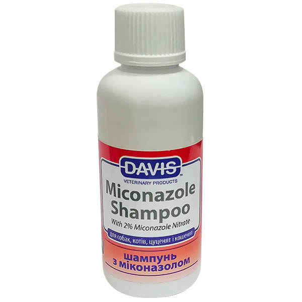 Davis Miconazole Shampoo шампунь с 2% нитратом миконазола для собак и котов с заболеваниями
Davis Miconazole Shampoo шампунь с 2% нитратом миконазола для собак и котов с заболеваниями
