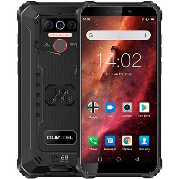 Противоударный смартфон Oukitel WP5 pro Black 4/64GB с большой батареей 8000 мАч, Черный
Противоударный смартфон Oukitel WP5 pro Black 4/64GB с большой батареей 8000 мАч, Черный