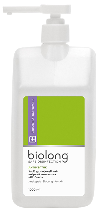 БиоЛонг Кожный Антисептик с дозатором, 1000 мл
БиоЛонг Кожный Антисептик с дозатором, 1000 мл