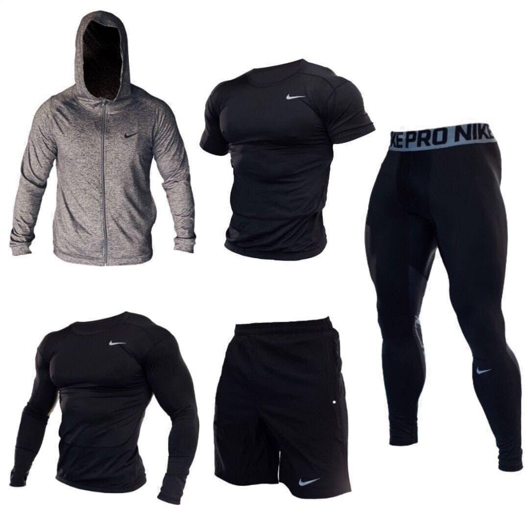 Компрессионная одежда комплект 5 в 1 NIKE (Найк) для тренировок Черный Пакистан "В СТИЛЕ"
Компрессионная одежда комплект 5 в 1 NIKE (Найк) для тренировок Черный Пакистан "В СТИЛЕ"