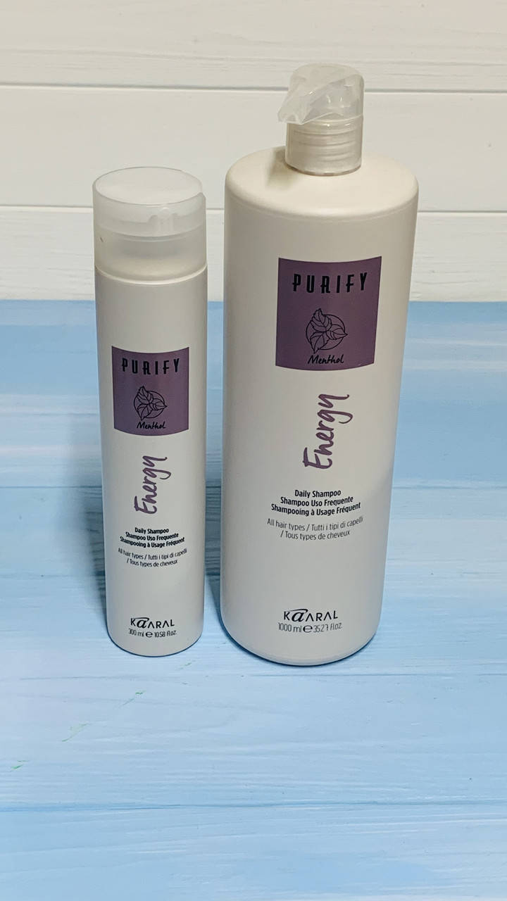 Энергетический шампунь с экстрактом свежей мяты и ментола Kaaral Purify Energy Shampoo
Энергетический шампунь с экстрактом свежей мяты и ментола Kaaral Purify Energy Shampoo