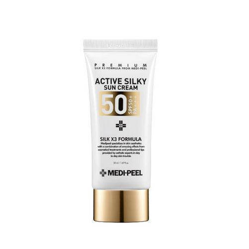 Солнцезащитный крем с пептидным комплексом Active Silky Sun Cream SPF50+PA+++ - MEDI-PEEL
Солнцезащитный крем с пептидным комплексом Active Silky Sun Cream SPF50+PA+++ - MEDI-PEEL