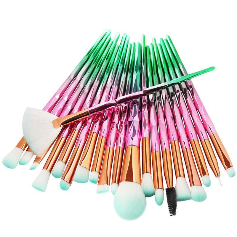 Набор профессиональных кистей для макияжа UNICORN MakeUp Brush Set розово-зеленые, 20 шт.
Набор профессиональных кистей для макияжа UNICORN MakeUp Brush Set розово-зеленые, 20 шт.