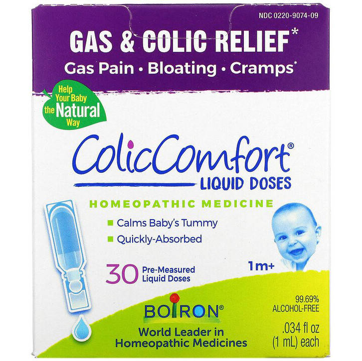 Капли от коликов и газиков Boiron, ColicComfort "Colic & Gas Relief" для младенцев от 1 месяца (30 доз)
Капли от коликов и газиков Boiron, ColicComfort "Colic & Gas Relief" для младенцев от 1 месяца (30 доз)