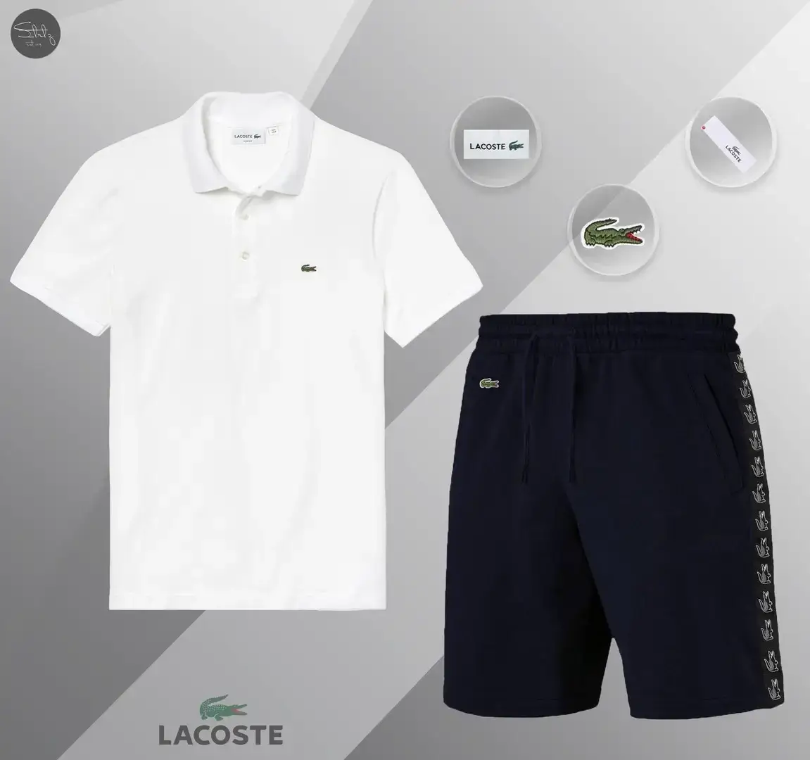 Летний Мужской Комплект Lacoste: Футболка + Шорты Бело-синий Комплект Мужской Пляжный Лакосте Стильный
Летний Мужской Комплект Lacoste: Футболка + Шорты Бело-синий Комплект Мужской Пляжный Лакосте Стильный