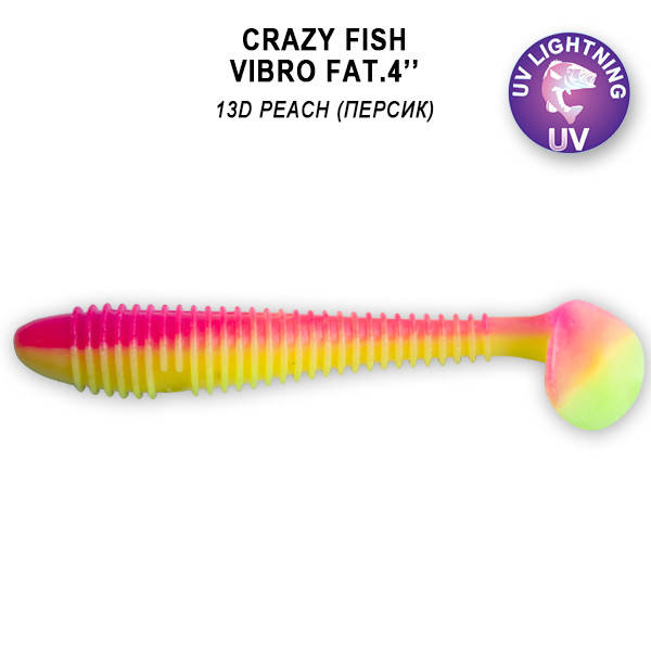 Съедобный силикон Crazy Fish Vibro fat 4" 15-100-13d-6 кальмар
Съедобный силикон Crazy Fish Vibro fat 4" 15-100-13d-6 кальмар