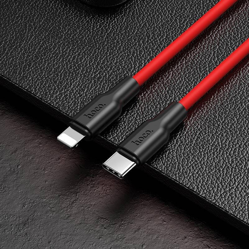 Кабель Type-C to Lightning PD 20W 3А Шнур си тайп лайтинг 20Вт 3А Hoco X21 Plus Silicone, Белый
Кабель Type-C to Lightning PD 20W 3А Шнур си тайп лайтинг 20Вт 3А Hoco X21 Plus Silicone, Белый