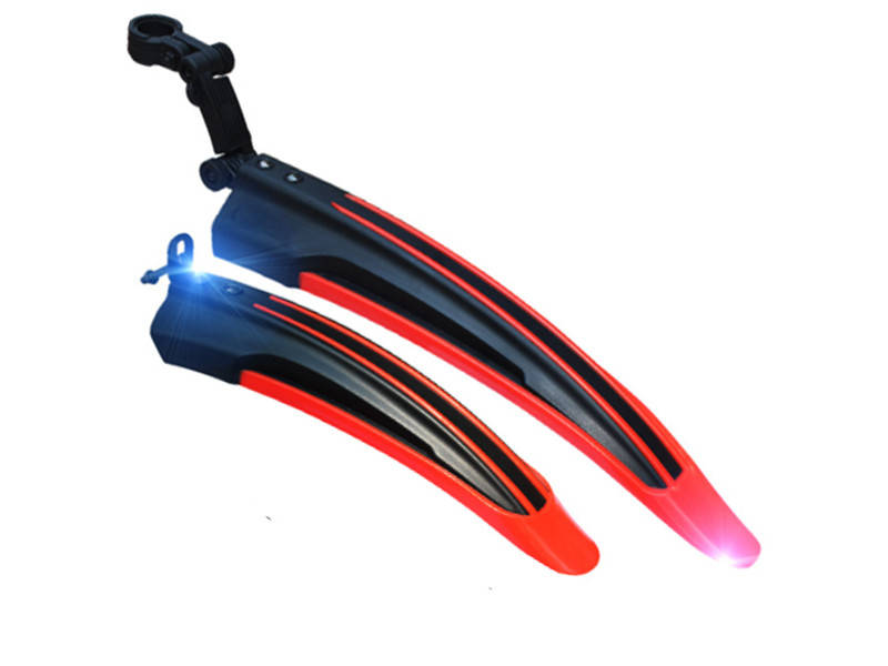 Крылья 20-26" велосипедные Feel Fit черный / красный 
Крылья 20-26" велосипедные Feel Fit черный / красный