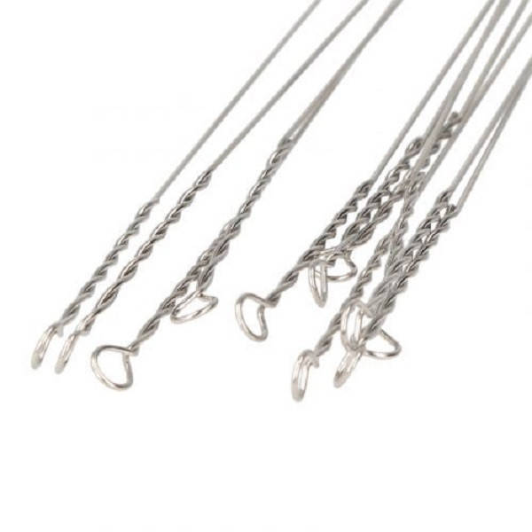 Поводок Kalipso струна 250, Светло-серый 
Поводок Kalipso струна 250, Светло-серый