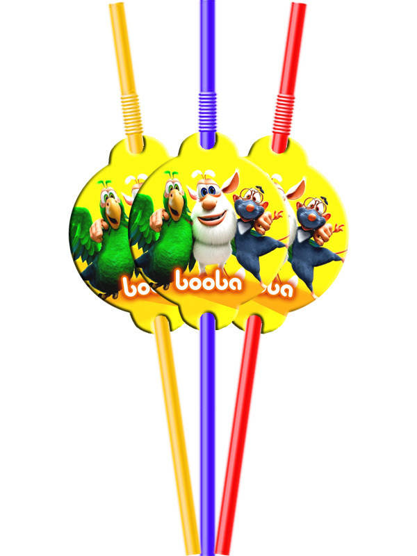 Коктейльные трубочки с гофрой "Буба" (10 шт.) малотиражное издание- 
Коктейльные трубочки с гофрой "Буба" (10 шт.) малотиражное издание-