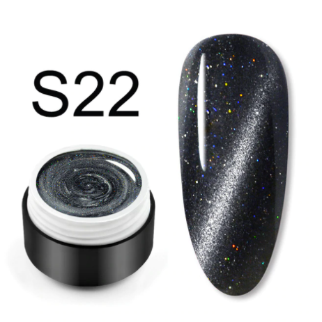 Гель Кошаче око 9D "VENALISA" 5 мл №S22 
Гель Кошаче око 9D "VENALISA" 5 мл №S22