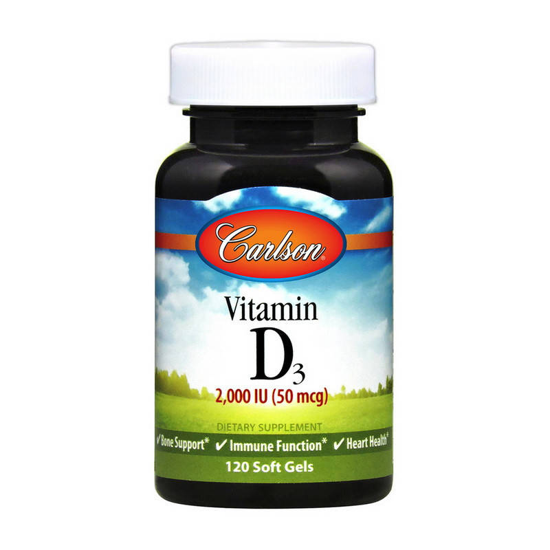 Витамин Д3, Vitamin D3, Carlson Labs, 2000 МЕ (50 мкг), 120 гелевых капсул
Витамин Д3, Vitamin D3, Carlson Labs, 2000 МЕ (50 мкг), 120 гелевых капсул