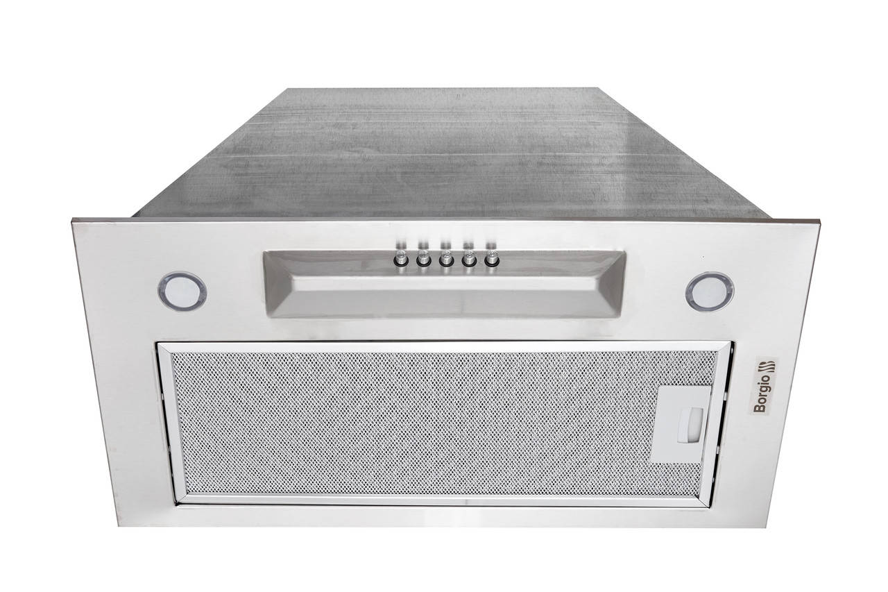Вытяжка кухонная полновстраиваемая BORGIO SLIM-BOX (TR) 52 inox (650 м/куб) (нержавейка)
Вытяжка кухонная полновстраиваемая BORGIO SLIM-BOX (TR) 52 inox (650 м/куб) (нержавейка)