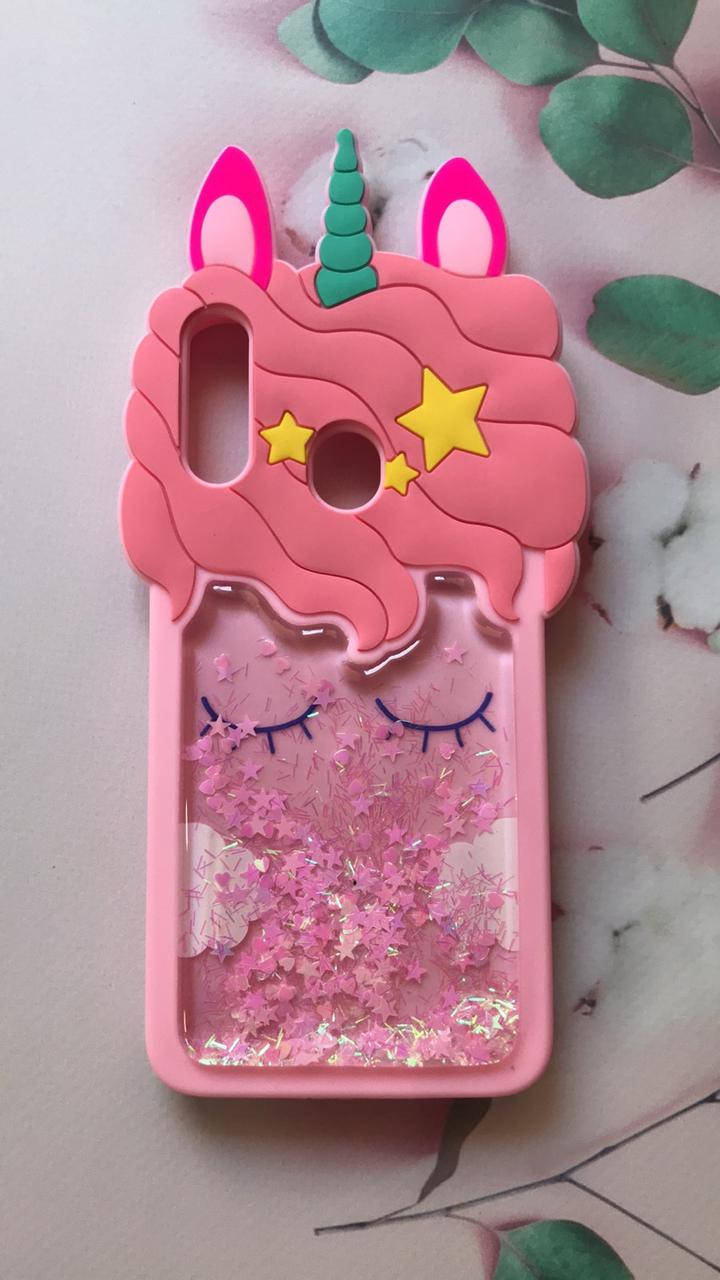 Чехол силиконовый 3D Case с переливающимися блёстками для Samsung Galaxy А20s Единорог розовый
Чехол силиконовый 3D Case с переливающимися блёстками для Samsung Galaxy А20s Единорог розовый
