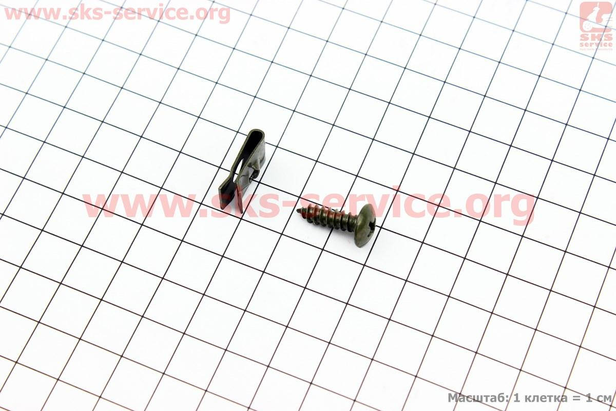 Крепление пластика с саморезом
Крепление пластика с саморезом