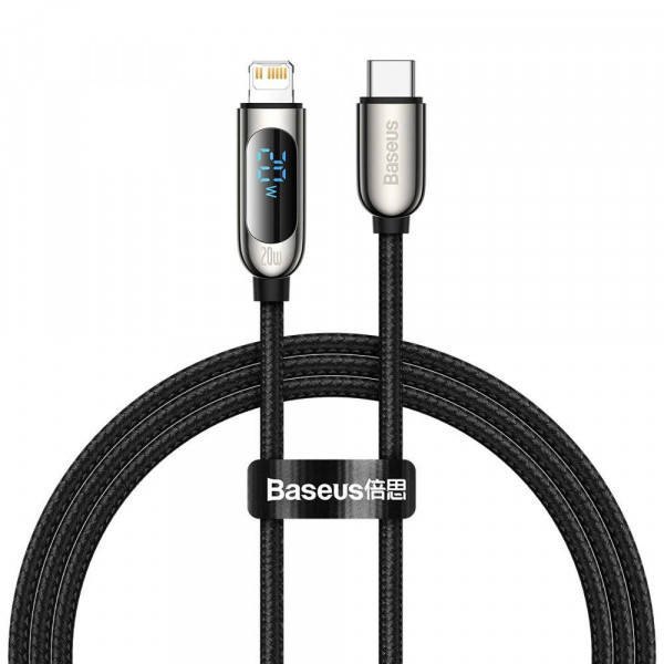 Кабель Baseus Display Fast Charging USB-C-Lightning, 20W, 2м Black (CATLSK-A01), Черный
Кабель Baseus Display Fast Charging USB-C-Lightning, 20W, 2м Black (CATLSK-A01), Черный