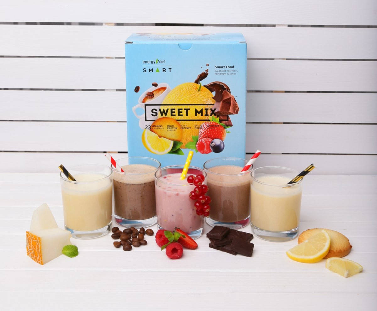 Заменитель питания 5 вкусов энерджи диет Energy Diet Smart Sweet Mix blue енерджи коктейль микс для похудения
Заменитель питания 5 вкусов энерджи диет Energy Diet Smart Sweet Mix blue енерджи коктейль микс для похудения