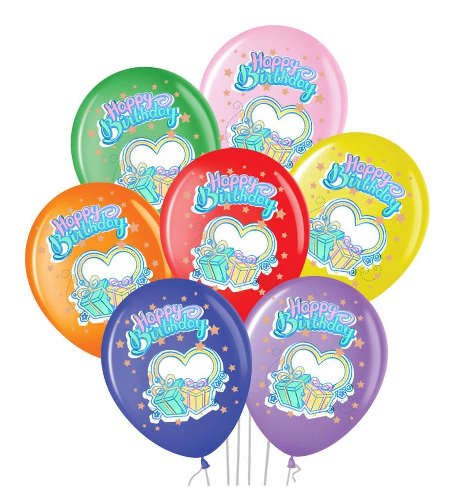 Воздушные шары Happy Birthday подарок, 12" (30 см), 25 шт/уп ТМ Sharoff, Разные цвета
Воздушные шары Happy Birthday подарок, 12" (30 см), 25 шт/уп ТМ Sharoff, Разные цвета