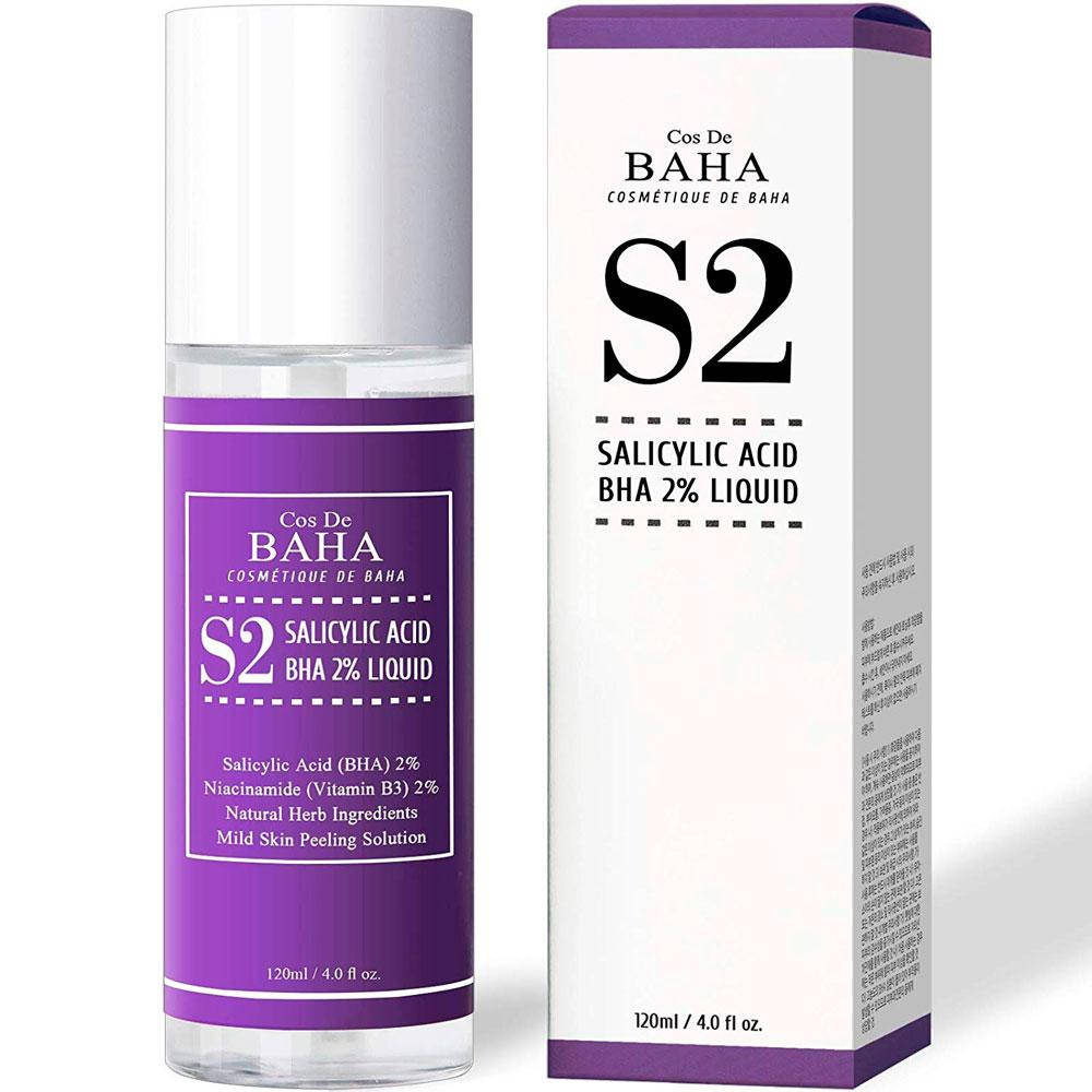 Тоник, ликвид, эссенция для лечения акне и сужения пор Cos De Baha Salicylic Acid BHA 2% Liquid
Тоник, ликвид, эссенция для лечения акне и сужения пор Cos De Baha Salicylic Acid BHA 2% Liquid