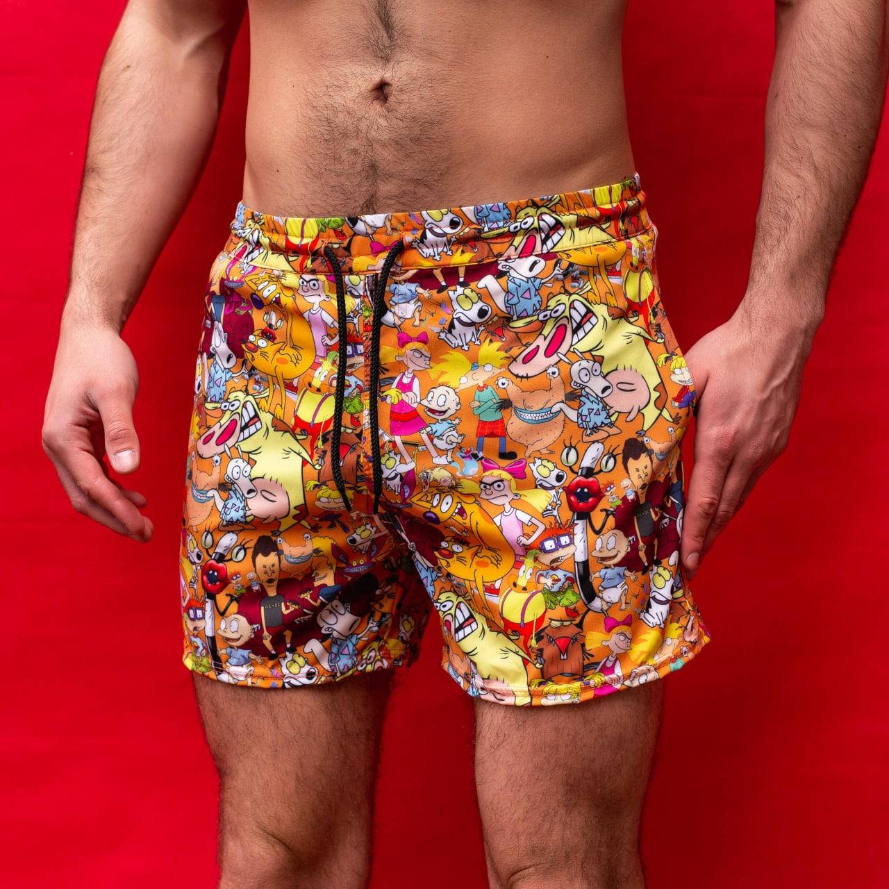 Плавки мужские с сеткой пляжные шорты оранжевые Мультики детства S M L XL XXL 3XL (46 48 50 52 54 56)
Плавки мужские с сеткой пляжные шорты оранжевые Мультики детства S M L XL XXL 3XL (46 48 50 52 54 56)
