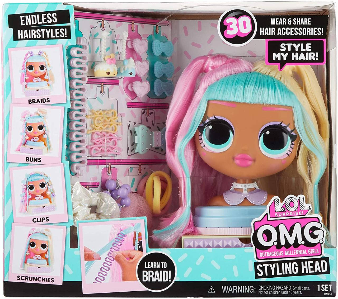 Кукла ЛОЛ ОМГ Голова манекен для причесок Леди Бон-Бон LOL Surprise OMG Styling Head Candylicious 572008
Кукла ЛОЛ ОМГ Голова манекен для причесок Леди Бон-Бон LOL Surprise OMG Styling Head Candylicious 572008