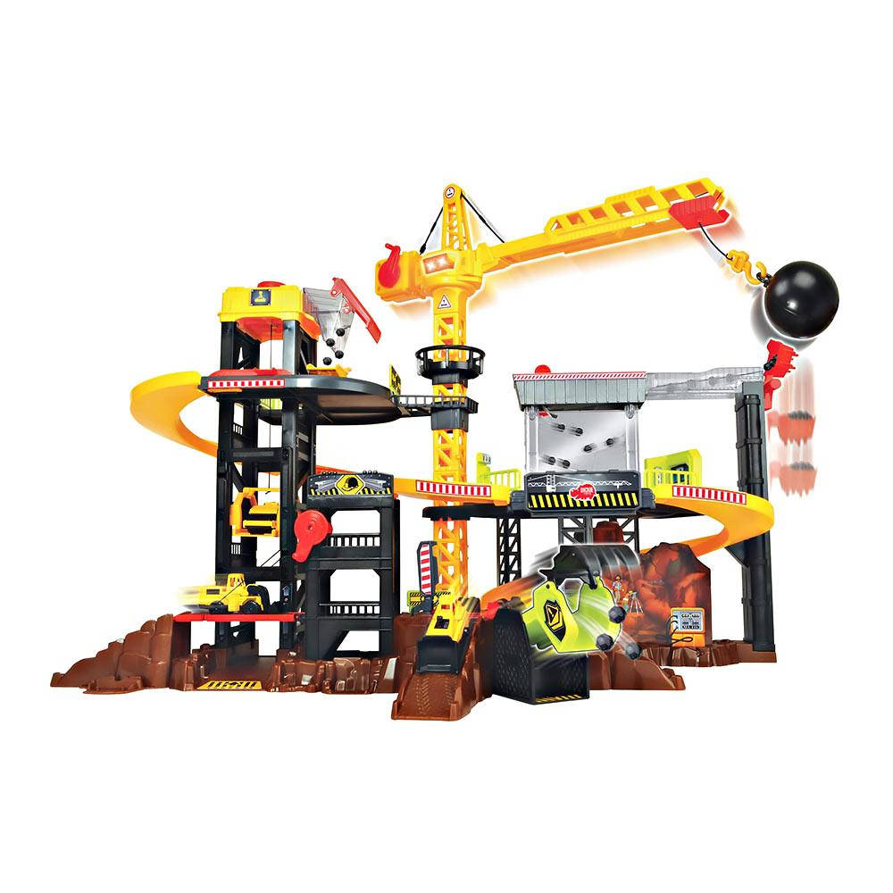 Игровой набор Dickie Toys Строительная площадка с техникой и аксессуарами 3729010, Желтый
Игровой набор Dickie Toys Строительная площадка с техникой и аксессуарами 3729010, Желтый