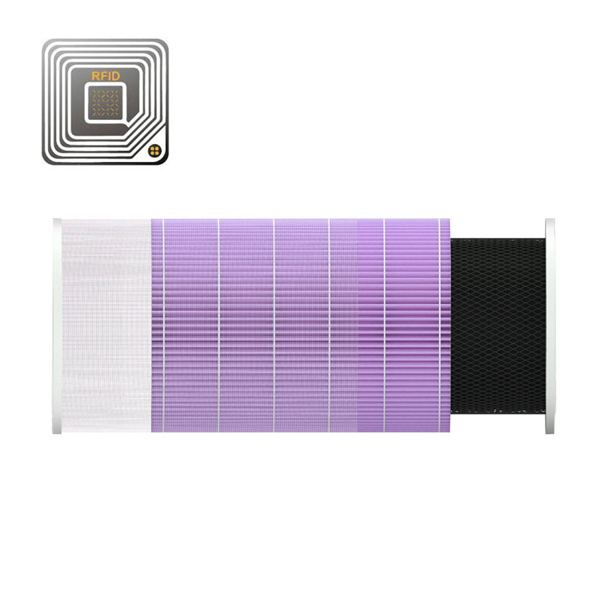 Фильтр для очистителя воздуха Mi Air Purifier Filter Antibacterial Purple MCR-FLG (SCG4011TW) с RFID
Фильтр для очистителя воздуха Mi Air Purifier Filter Antibacterial Purple MCR-FLG (SCG4011TW) с RFID