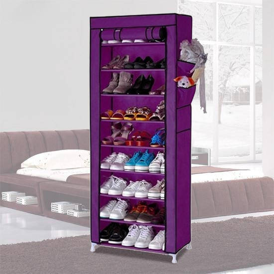 Шкаф Складной тканевый гардероб для обуви на 9 полок Combination Shoe Frame обувной стеллаж текстильный BNN
Шкаф Складной тканевый гардероб для обуви на 9 полок Combination Shoe Frame обувной стеллаж текстильный BNN