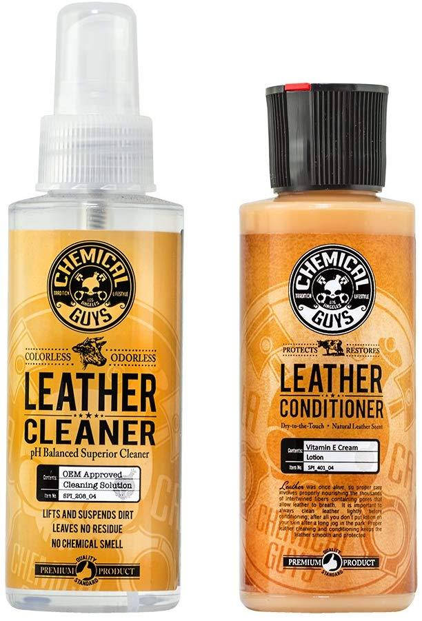 Очиститель и кондиционер для кожи Chemical Guys Leather Cleaner and Chemical Guys Leather Conditioner
Очиститель и кондиционер для кожи Chemical Guys Leather Cleaner and Chemical Guys Leather Conditioner