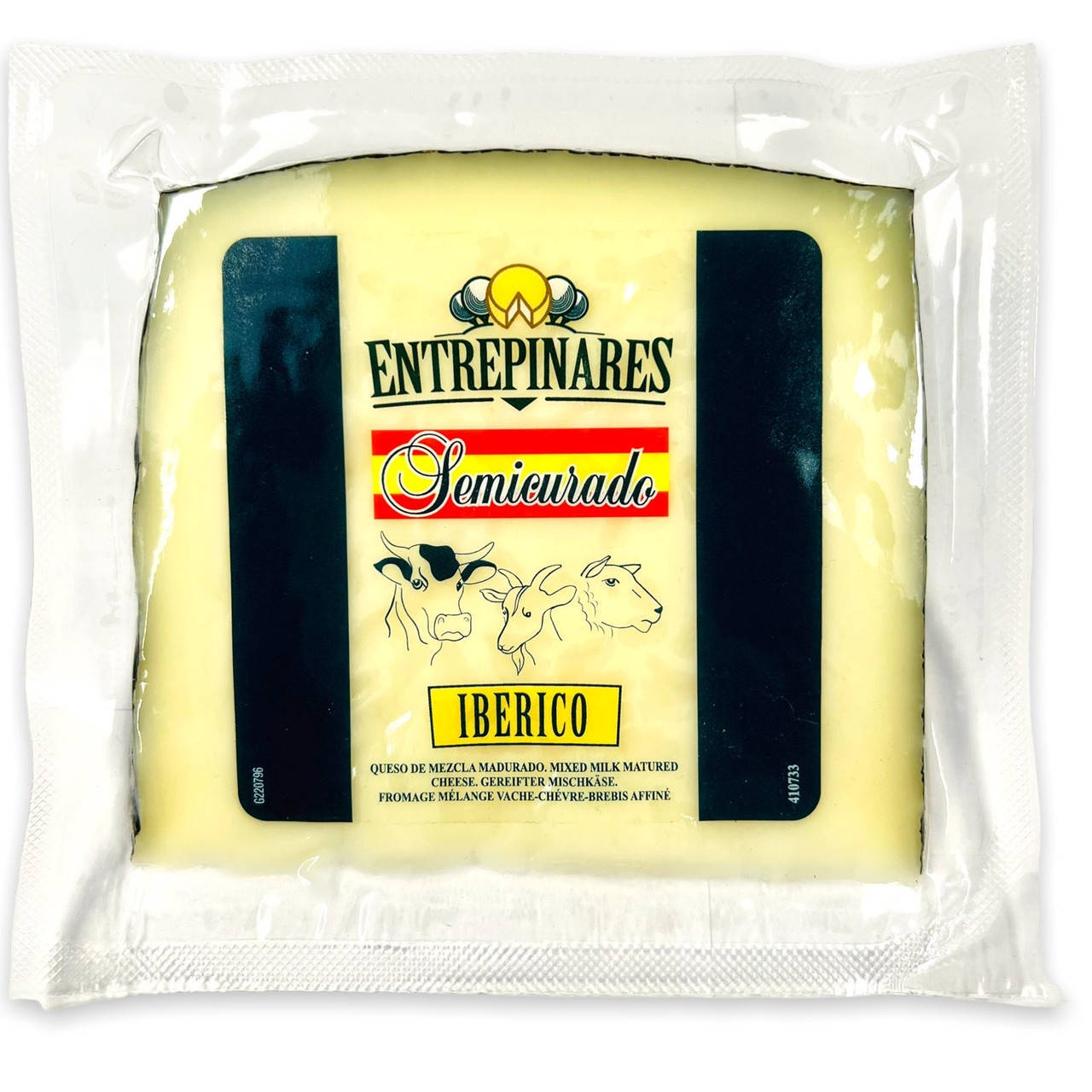 Сыр Три молока (коровьего, овечьего и козьего молока) Entrepinares Semicurado IBERICO 150г Испания
Сыр Три молока (коровьего, овечьего и козьего молока) Entrepinares Semicurado IBERICO 150г Испания