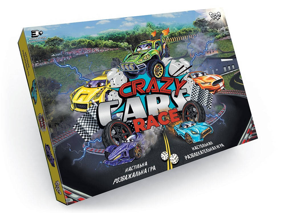 Настольная игра Crazy Cars Race Danko Toys гонка супермашин DTG94R поле 4 фишки кубик интересная для детей и в
Настольная игра Crazy Cars Race Danko Toys гонка супермашин DTG94R поле 4 фишки кубик интересная для детей и в