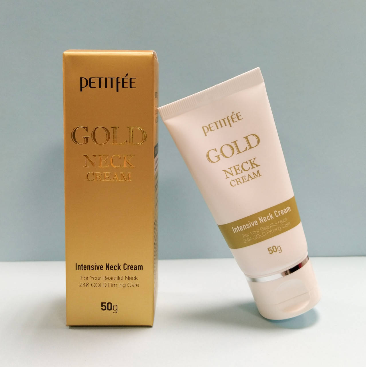 Крем для шиї і зони декольте з золотом 50 г