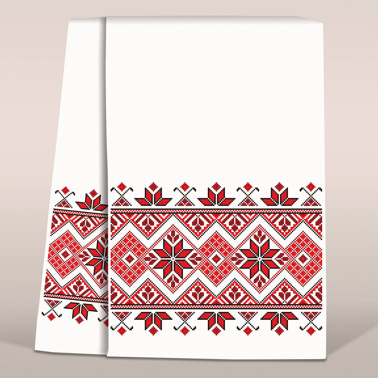 Рушник укр.орнамент красно-черный. Заготовка для вышивки. СР1711-Р
Рушник укр.орнамент красно-черный. Заготовка для вышивки. СР1711-Р