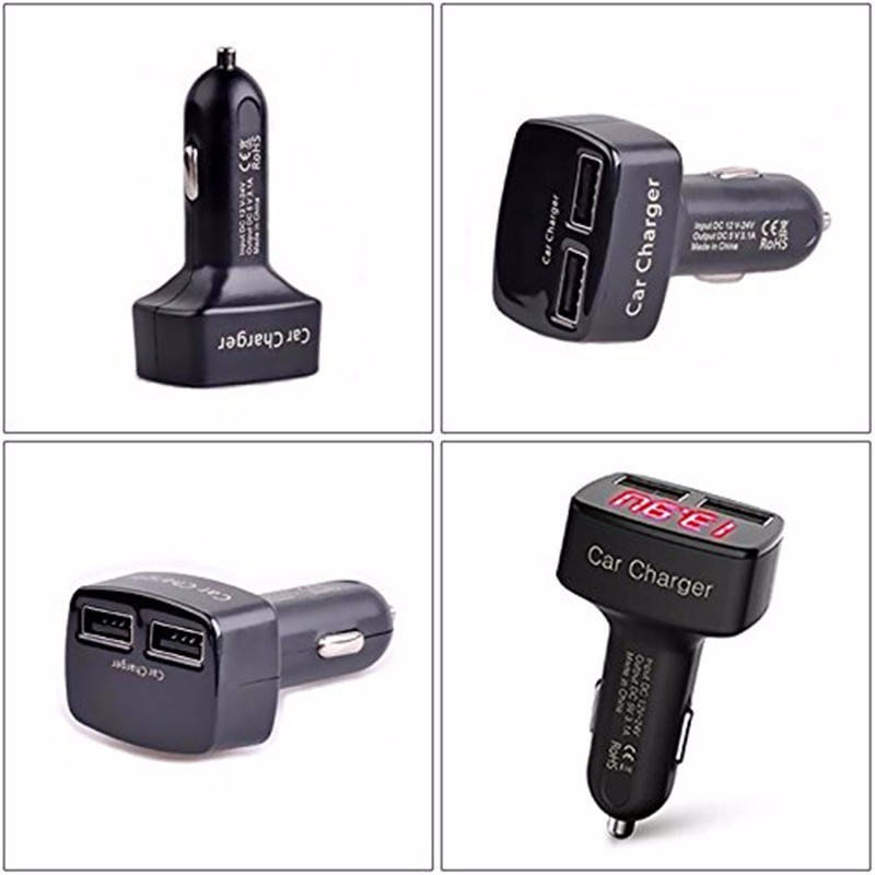 4 в 1-Автомобильное Зарядное устройство (2 USB ) 3.1А +Вольтметр термометр+ амперметр 12 -24В в прикуриватель
4 в 1-Автомобильное Зарядное устройство (2 USB ) 3.1А +Вольтметр термометр+ амперметр 12 -24В в прикуриватель