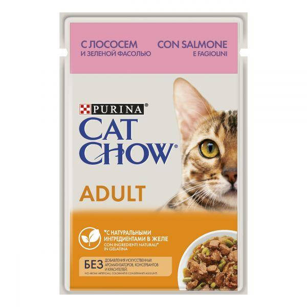 Влажный Корм Cat Chow Нежные кусочки с лососем и зеленой фасолью в желе для кошек 26х85г
Влажный Корм Cat Chow Нежные кусочки с лососем и зеленой фасолью в желе для кошек 26х85г