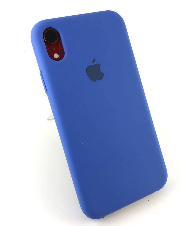 Чехол на iPhone XR накладка бампер противоударный Original Soft Touch, Синий 
Чехол на iPhone XR накладка бампер противоударный Original Soft Touch, Синий