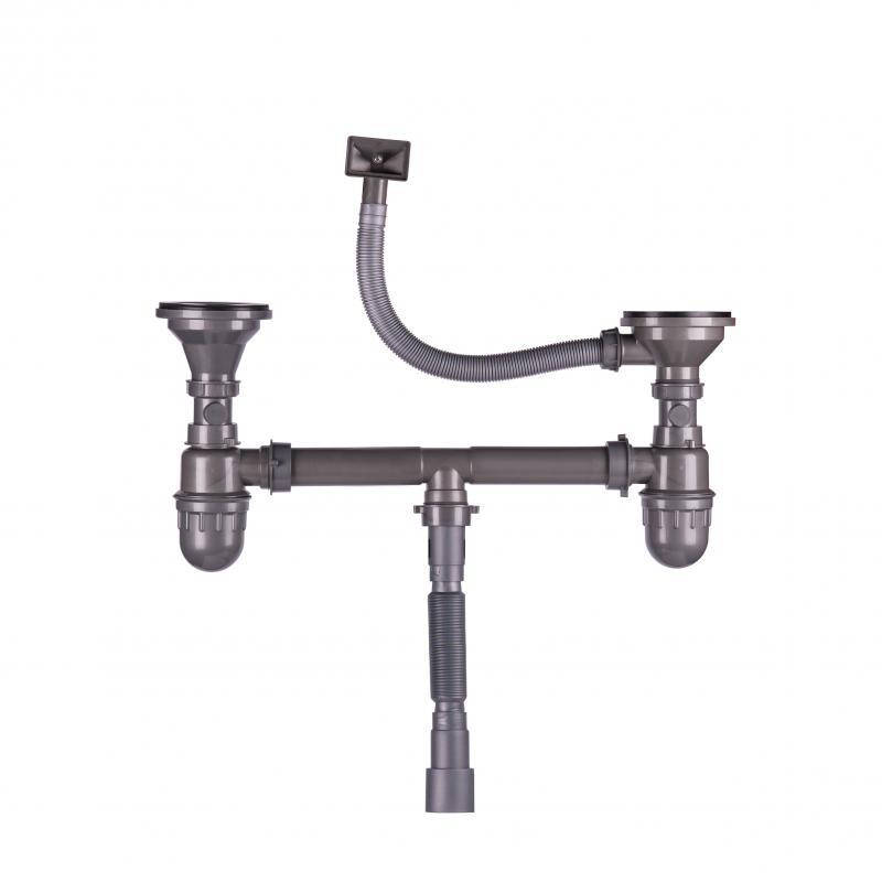 Сифон подвійний для кухонної мийки Lidz (GRA) 47 01 002 11 (вихід 50/40мм)
Сифон подвійний для кухонної мийки Lidz (GRA) 47 01 002 11 (вихід 50/40мм)