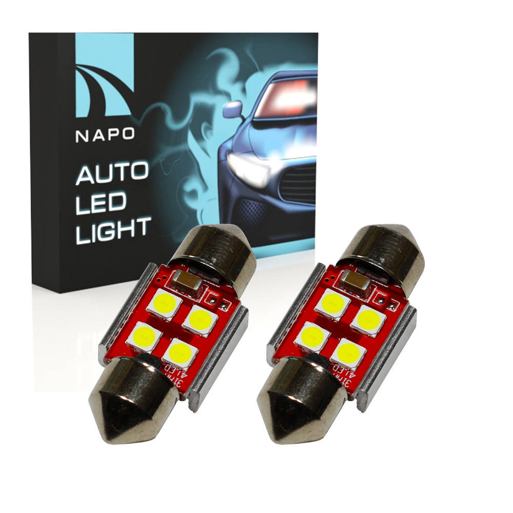 Автолампа диодная SJ-3030-4SMD-CANBUS 31mm, комплект 2 шт, C5W, C10W, цвет свечения белый
Автолампа диодная SJ-3030-4SMD-CANBUS 31mm, комплект 2 шт, C5W, C10W, цвет свечения белый