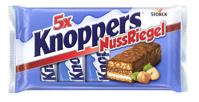 Батончик Knoppers Nuss Riegel 5X40 g 
Батончик Knoppers Nuss Riegel 5X40 g