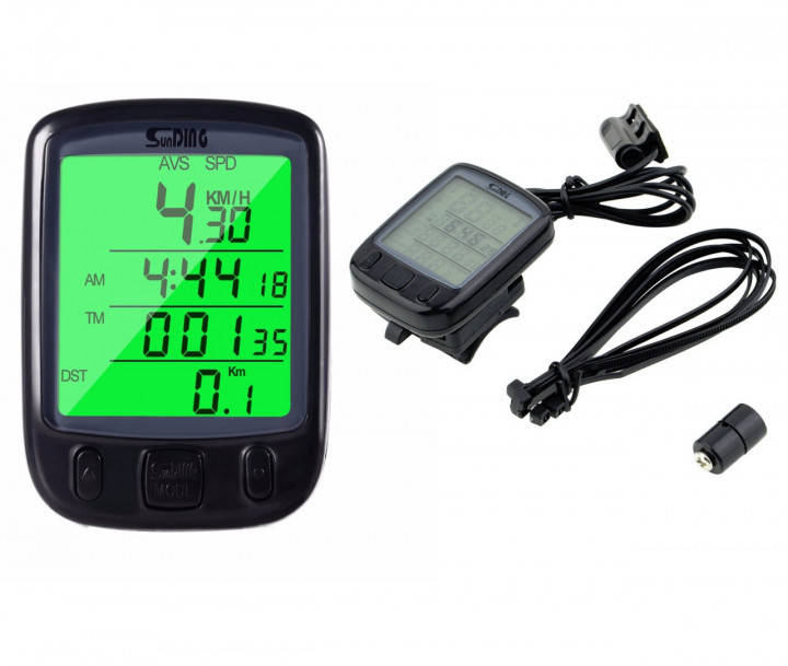 Велокомпьютер одометр спидометр 27 функций SunDING SD-563B
Велокомпьютер одометр спидометр 27 функций SunDING SD-563B