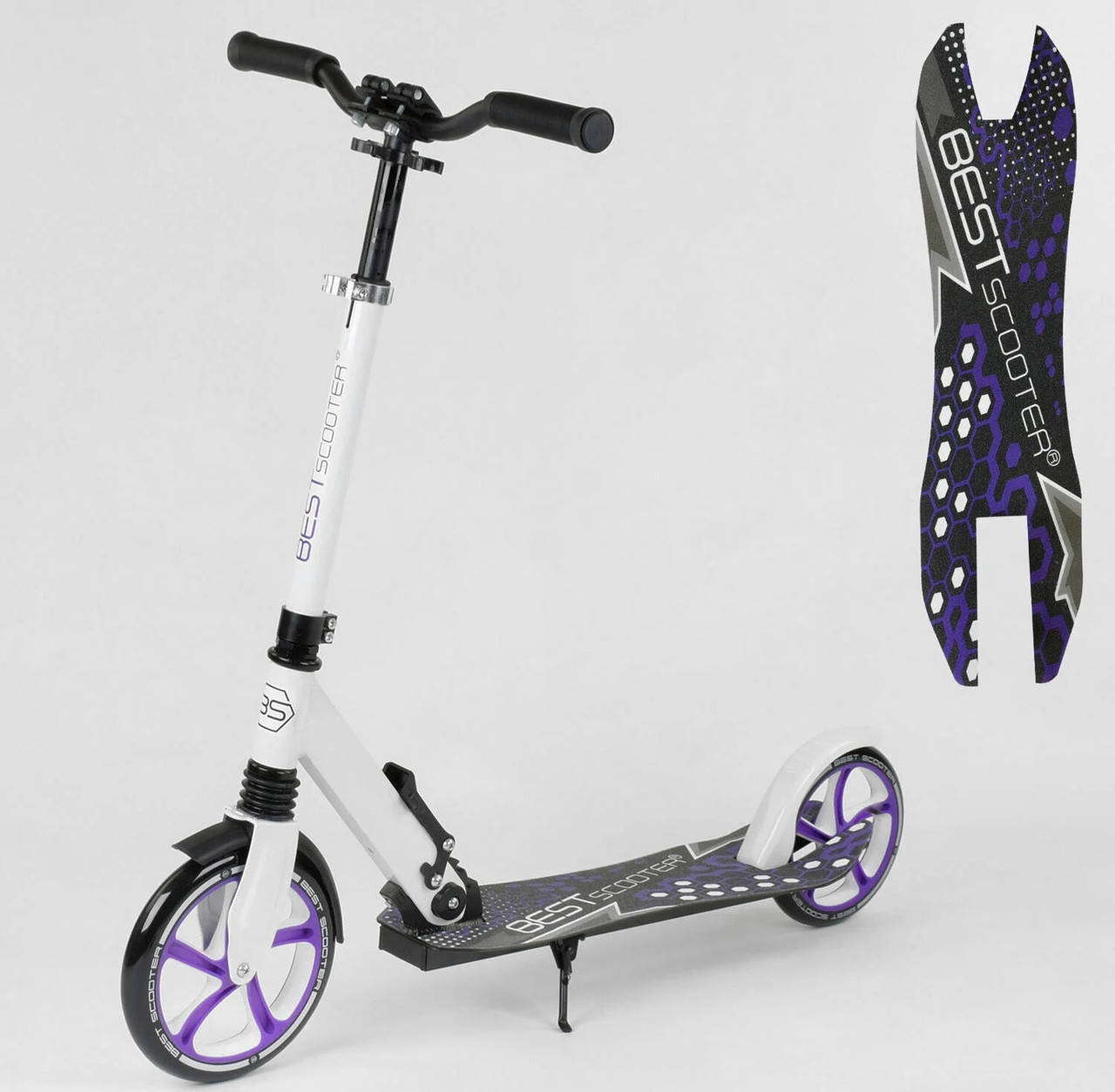 Самокат двухколесный Best Scooter 91458 колеса PU- 230/220 мм, 1 амортизатор, белый
Самокат двухколесный Best Scooter 91458 колеса PU- 230/220 мм, 1 амортизатор, белый