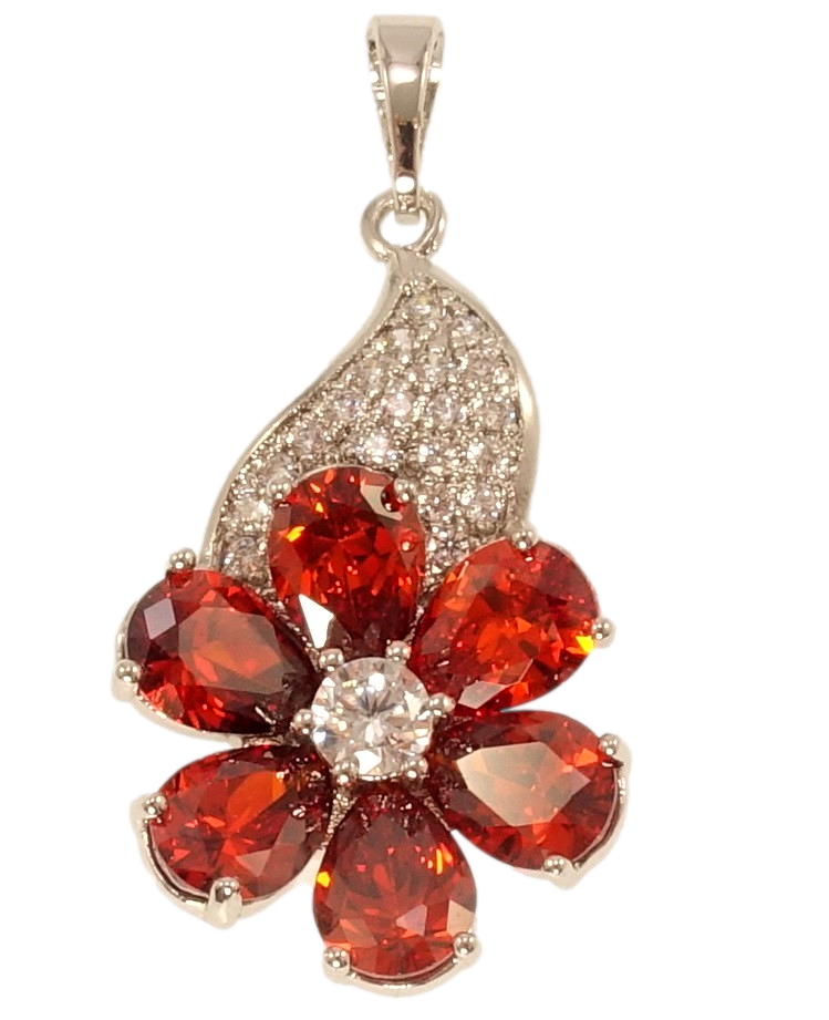 Кулон Xuping Родий "Красный кристальный цветок"
Кулон Xuping Родий "Красный кристальный цветок"