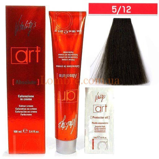 5/12 Матовий світлий шатен Vitality's Art Absolute Стійка італійська Фарба для волосся 100 мл.
5/12 Матовий світлий шатен Vitality's Art Absolute Стійка італійська Фарба для волосся 100 мл.