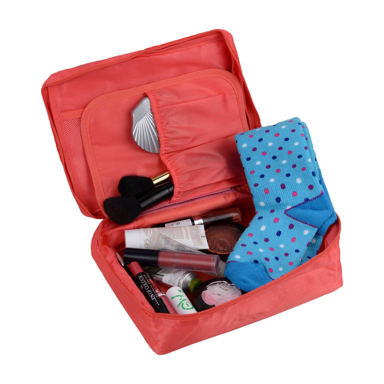 Дорожная косметичка-органайзер, Розовый
Дорожная косметичка-органайзер, Розовый