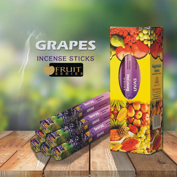 Благовония RAJ Grapes Виноград 
Благовония RAJ Grapes Виноград